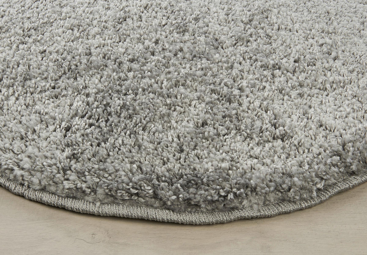 Hochflorteppich Smile grau D: ca. 160 cm Smile - grau (160,00cm)