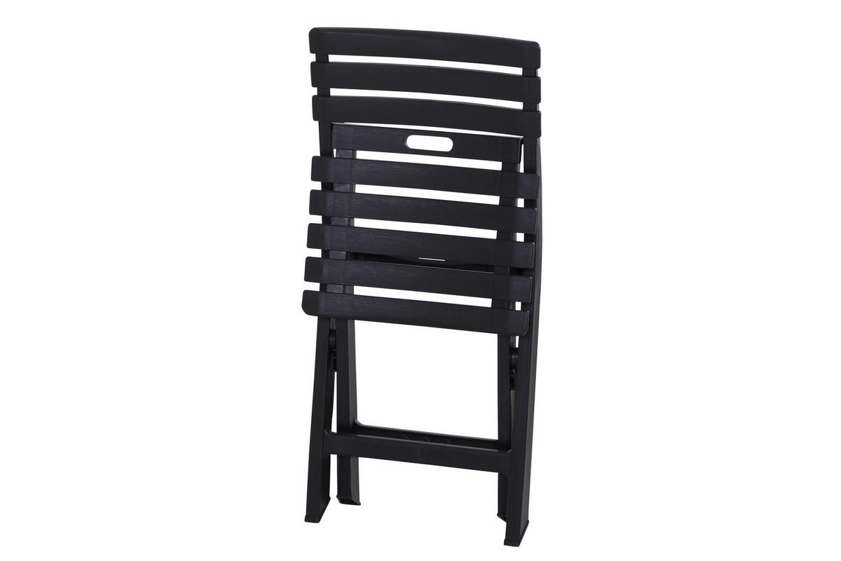 ProGarden Balkonset Club anthrazit Kunststoff B/H/L: ca. 945x2,5x112,5 cm Club - anthrazit (112,50/945,00/2,50cm) - ProGarden