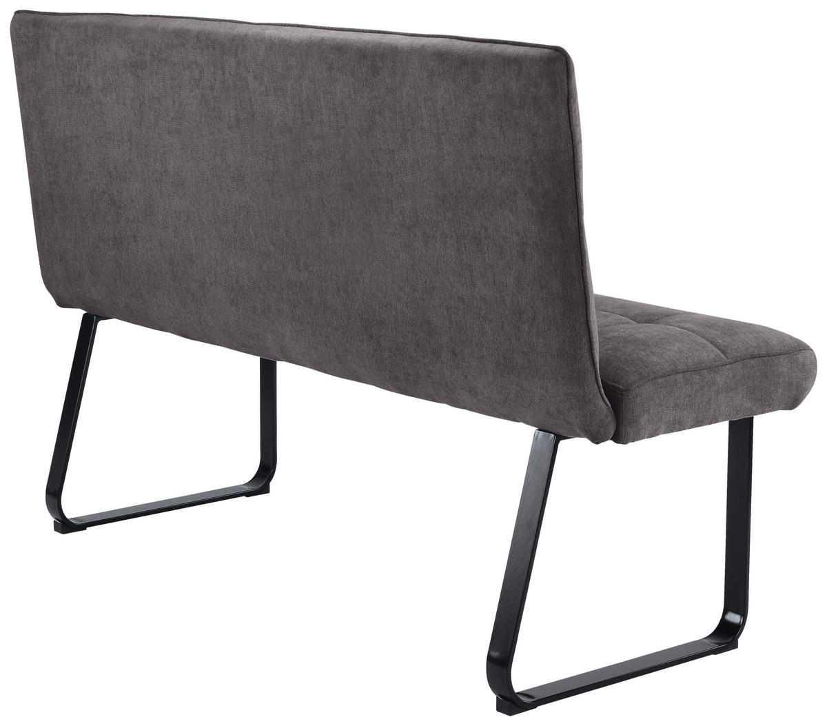 Bank TALEA dunkelgrau schwarz B/H/T: ca. 140x92x59 cm TALEA - schwarz/dunkelgrau (140,00/92,00/59,00cm) - byLIVING