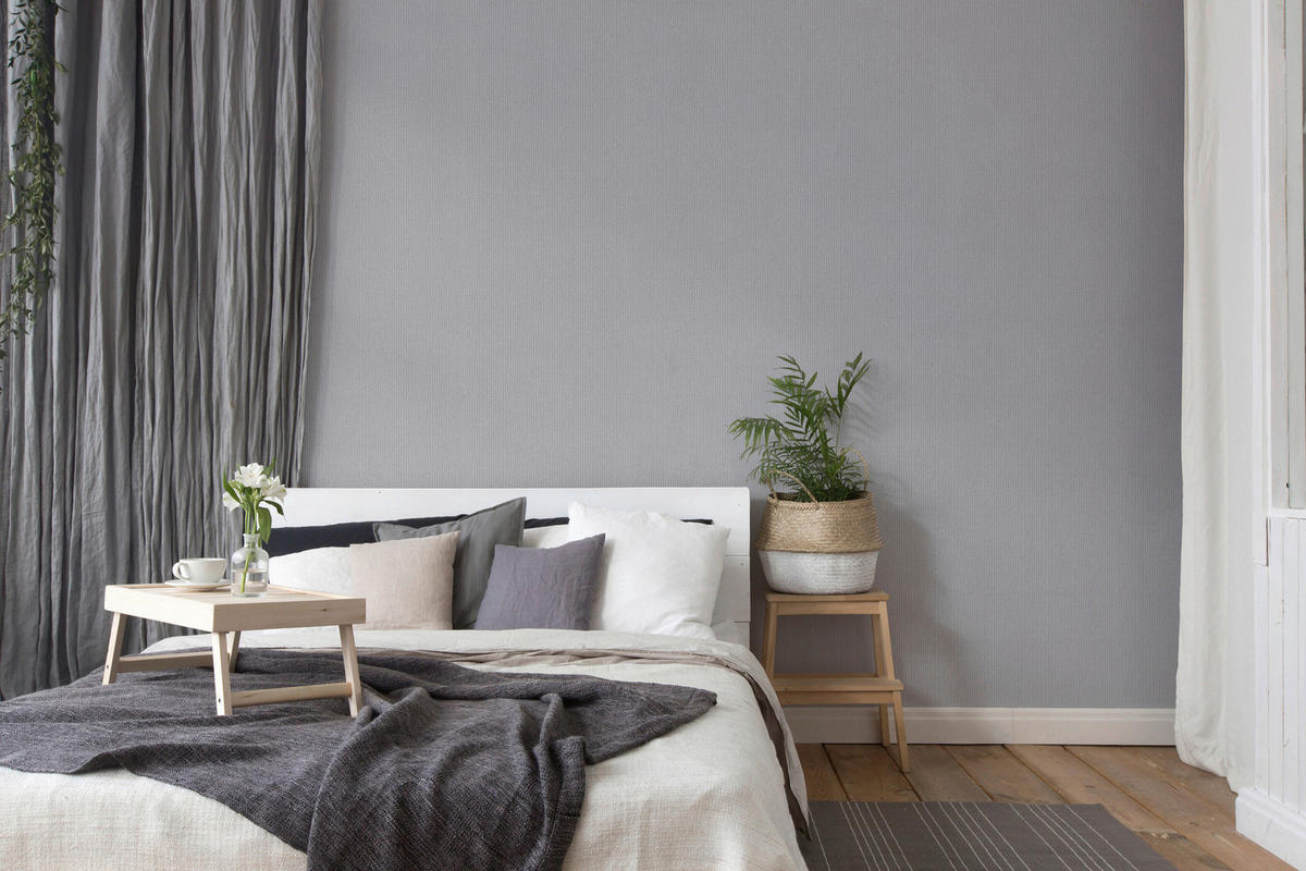 A.S.Creation Vliestapete New Elegance Uni grau B/L: ca. 53x1005 cm New Elegance - grau (53,00/1005,00cm) - A.S.Creation