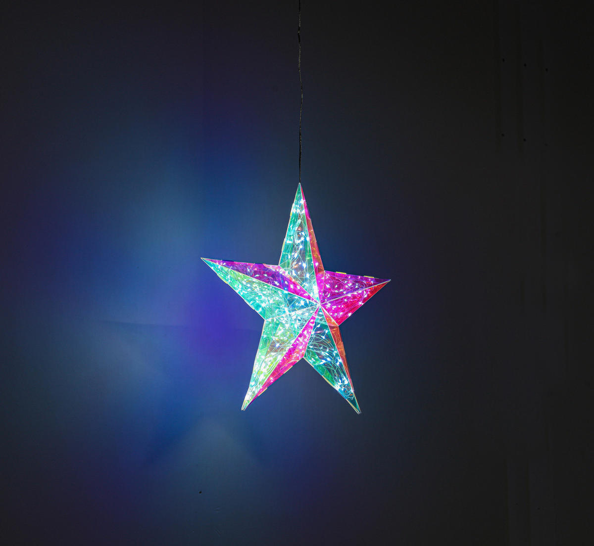 Nolo Dekoleuchte transparent B/H/L: ca. 30x10x30 cm LED-Dekoleuchte_Star - transparent (30,00/30,00/10,00cm) - Nolo
