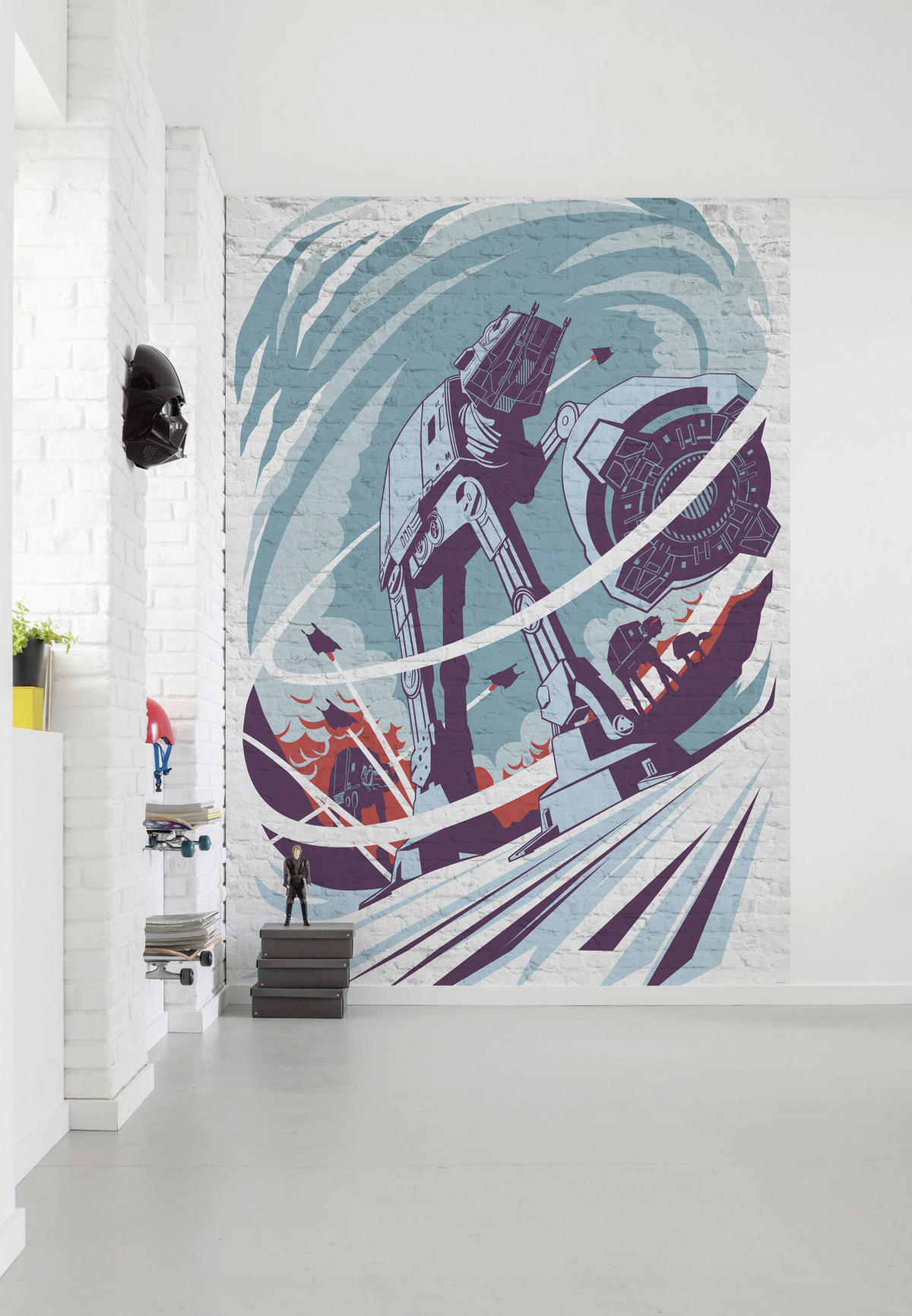 Komar Fototapete Star Wars Classic Concrete Hoth B/L: ca. 200x280 cm Star Wars Classic Concrete Hoth - (200,00/280,00cm) - Komar