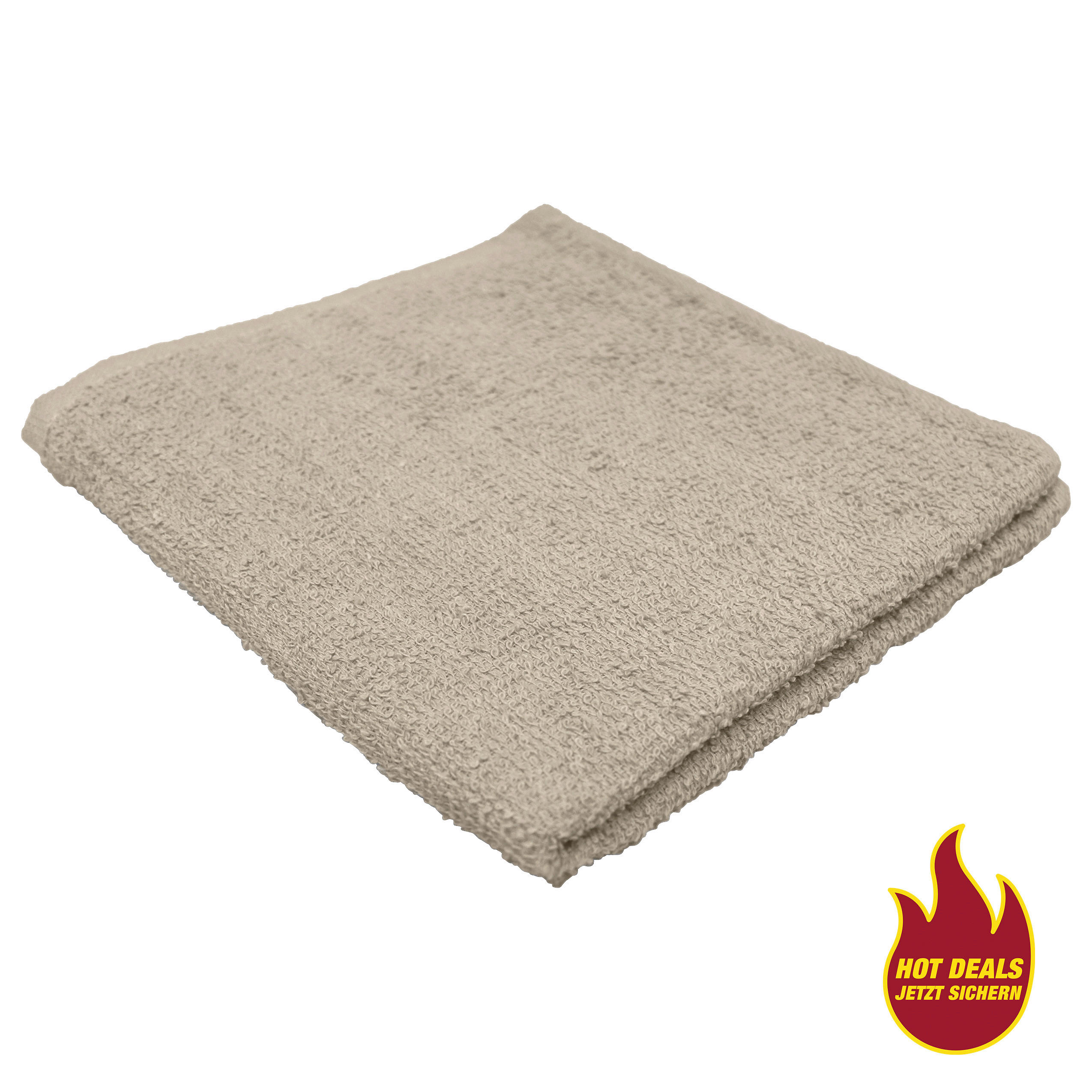 CASTELL Handtuch Handtuch 45x90cm beige - beige (45,00/90,00cm) - CASTELL