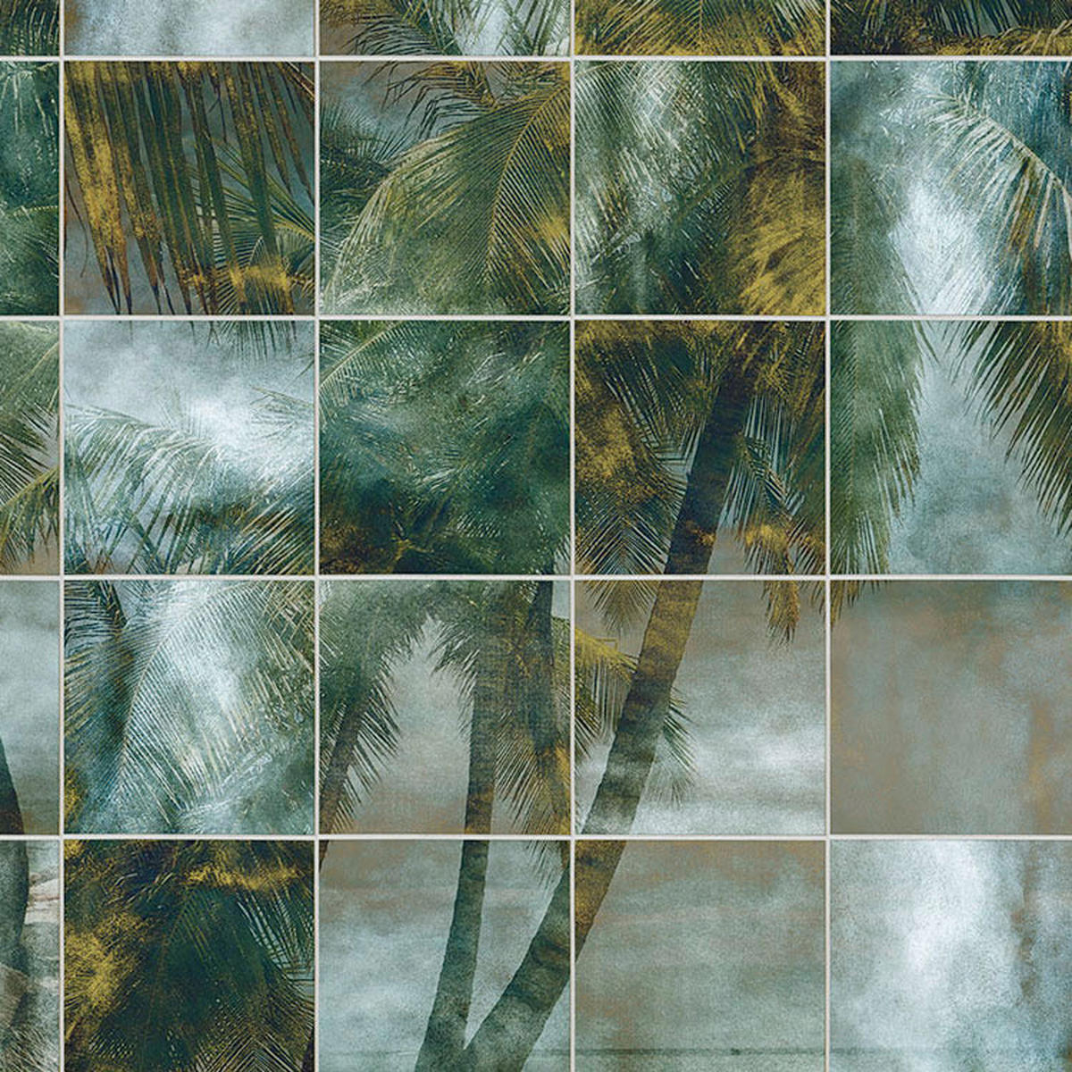 Komar Fototapete Palm Puzzle B/L: ca. 200x280 cm Palm Puzzle - (200,00/280,00cm) - Komar