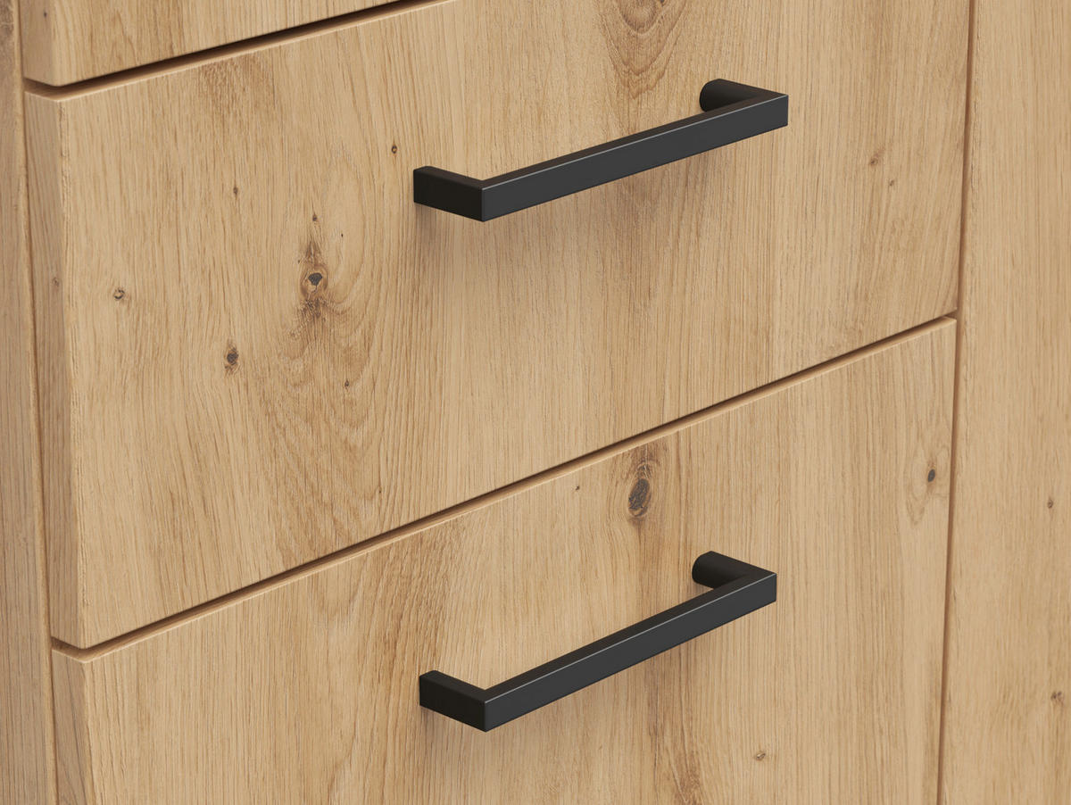 Kommode Multi-Stauraum Typ 33 Eiche Artisan Nachbildung B/H/T: ca. 120x115x40 cm Multi-Stauraum Typ 33 - Eiche (120,00/115,00/40,00cm)