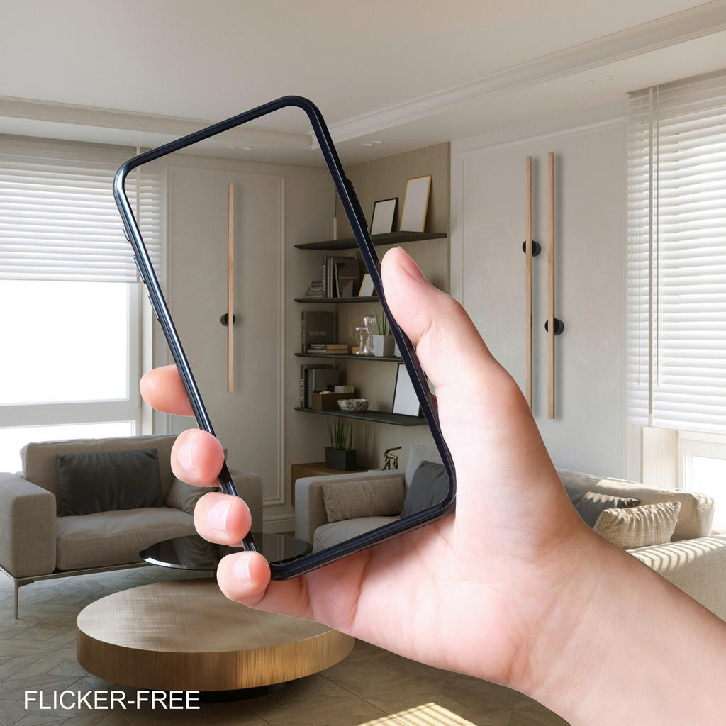 Thumbnail - Lamkur LED-Wandleuchte Chrom PVC Stahl B/H/L: ca. 7x120x7 cm