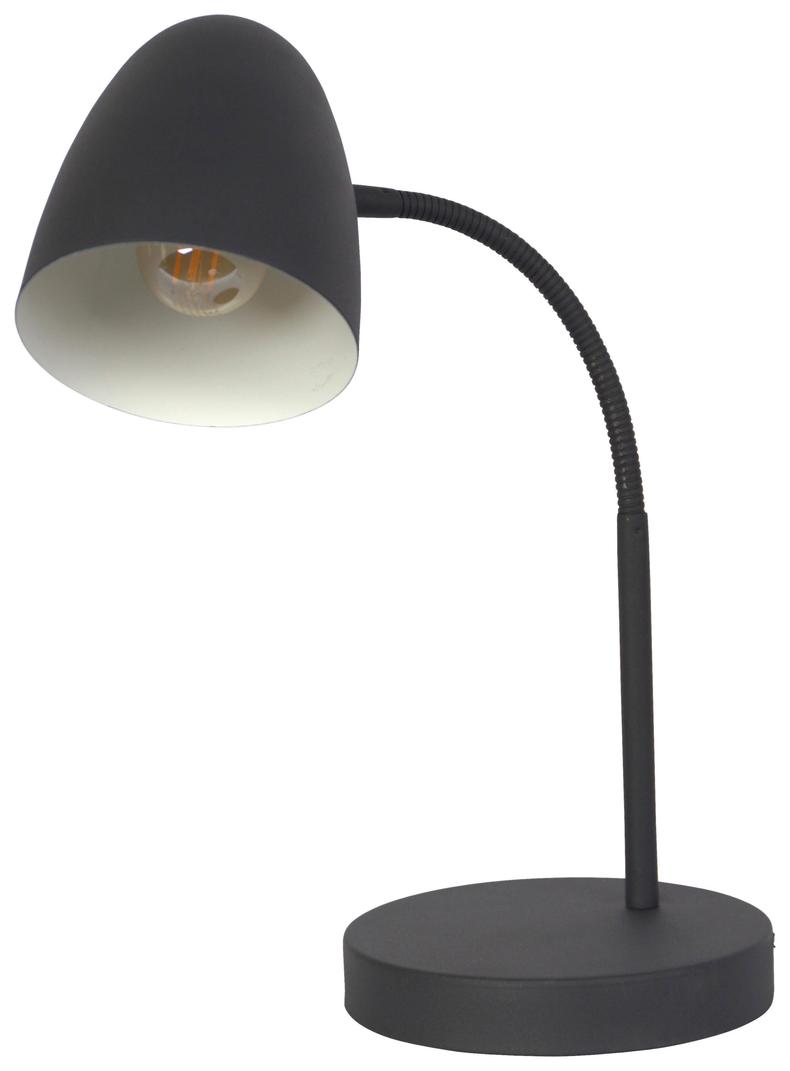Nowa Tischleuchte 50870108 schwarz Metall B/H: ca. 15x40 cm E14 1 Brennstellen JASON - schwarz (15,00/40,00cm) - Nowa