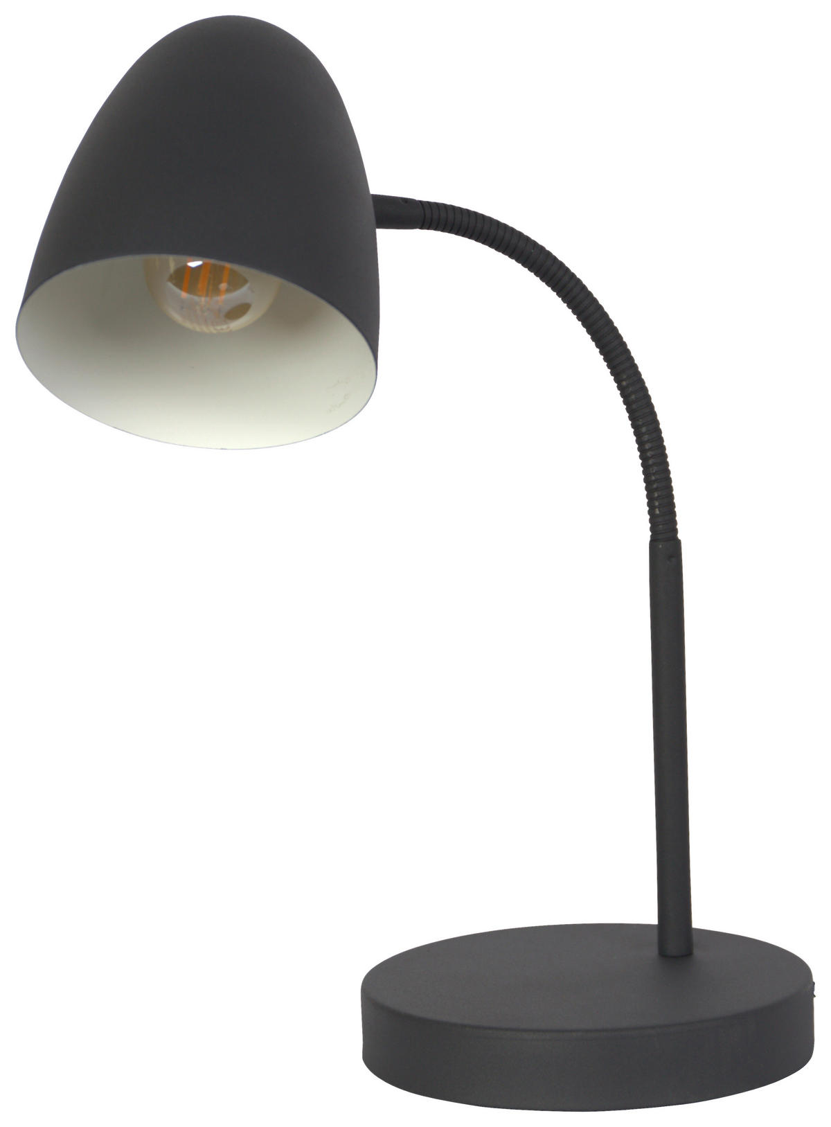 Nowa Tischleuchte 50870108 schwarz Metall B/H: ca. 15x40 cm E14 1 Brennstellen JASON - schwarz (15,00/40,00cm) - Nowa