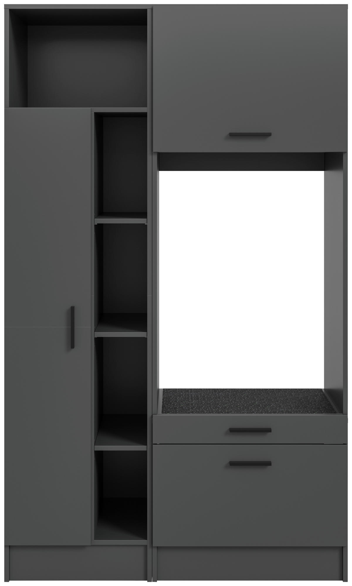 Waschmaschinenumbauschrank Free anthrazit B/H/T: ca. 116x195x68 cm Free - anthrazit (116,00/195,00/68,00cm) - xonox.home