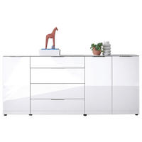 Kommode Santorin weiß B/H/T: ca. 226x99x40 cm Santorin - weiß (226,00/99,00/40,00cm)