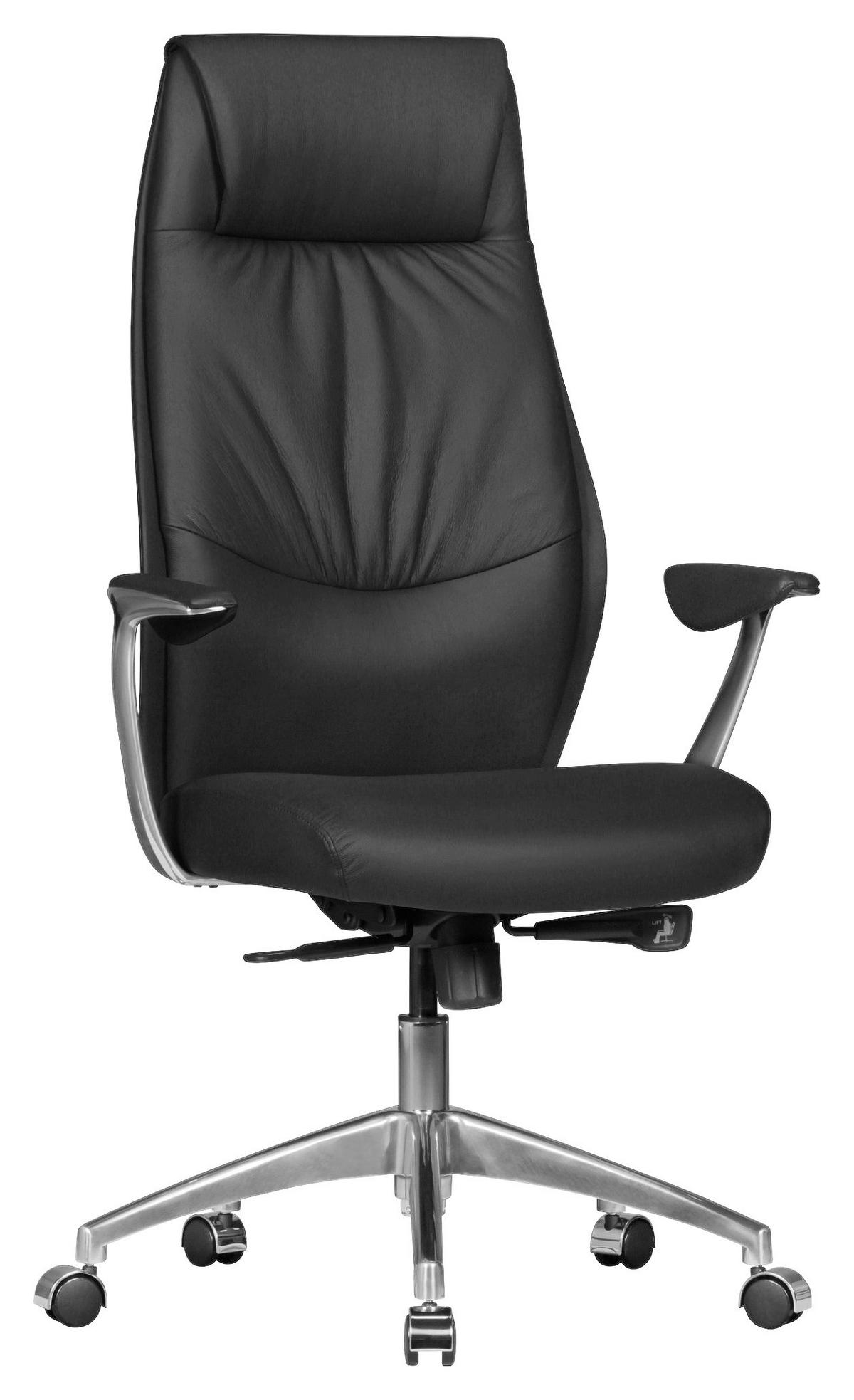 Drehstuhl schwarz Bürostuhl - schwarz (67,00/125,00/58,00cm) - Amstyle