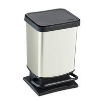 Rotho Treteimer weiß B/H/L: ca. 26,6x45,7x29,3 cm Treteimer_Paso 20l - weiß (29,30/26,60/45,70cm) - Rotho