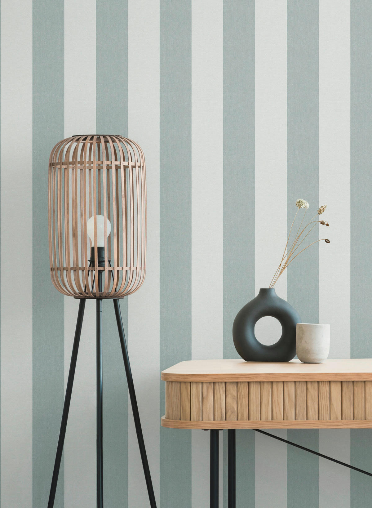 A.S.Creation Vliestapete hellgrün B/H/D: ca. 53x1005x9,8 cm Vliestapete - hellgrün (9,80/1005,00cm) - A.S.Creation