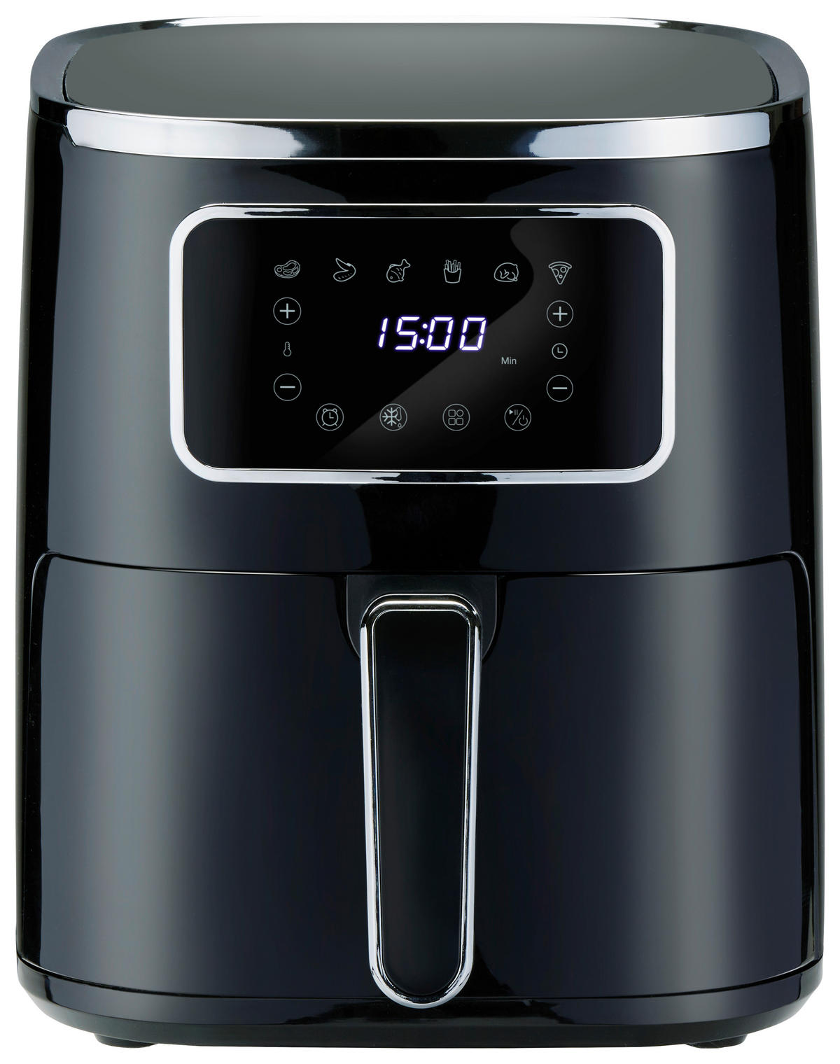 Alpina Heißluftfritteuse schwarz Metall ca. 4,5 l Heißluftfritteuse_Digital_Alpina - schwarz (4,50l) - Alpina