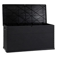Toomax Aufbewahrungsbox Rattan anthrazit Kunststoff B/H/L: ca. 63x56x120 cm Rattan - anthrazit (120,00/63,00/56,00cm) - Toomax