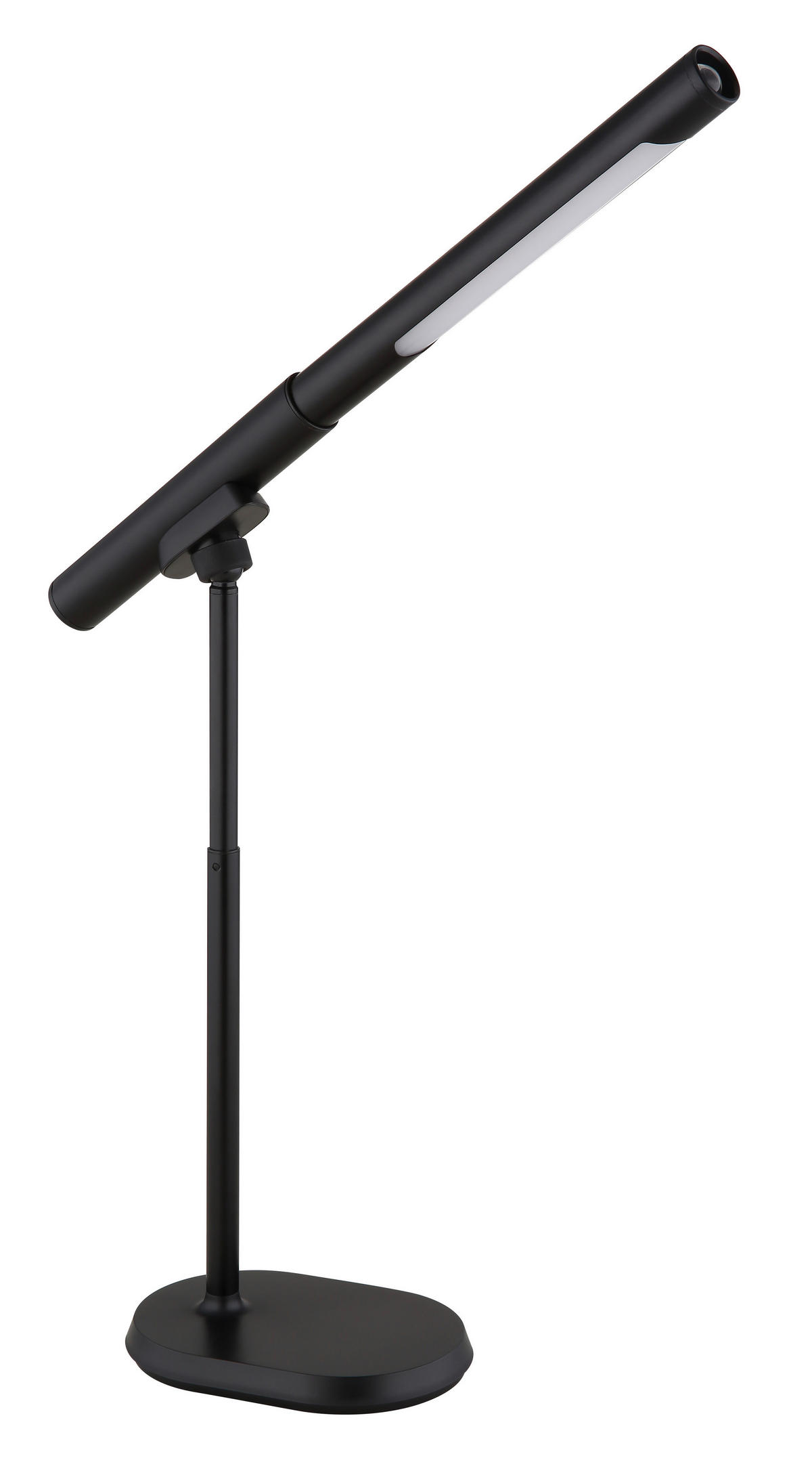 GLOBO LED-Tischleuchte Opal mattschwarz Metall Kunststoff B/H/T: ca. 40,4x44,5x10,9 cm 1 Brennstellen MILAN - Opal/mattschwarz (40,40/44,50/10,90cm) - GLOBO