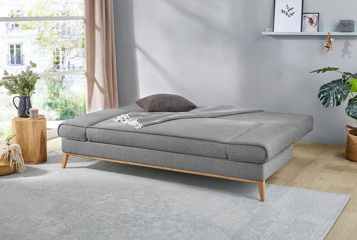 Schlafsofa  grau B/H/T: ca. 198x87x92 cm Yann_Schlafsofa - grau (198,00/87,00/92,00cm)