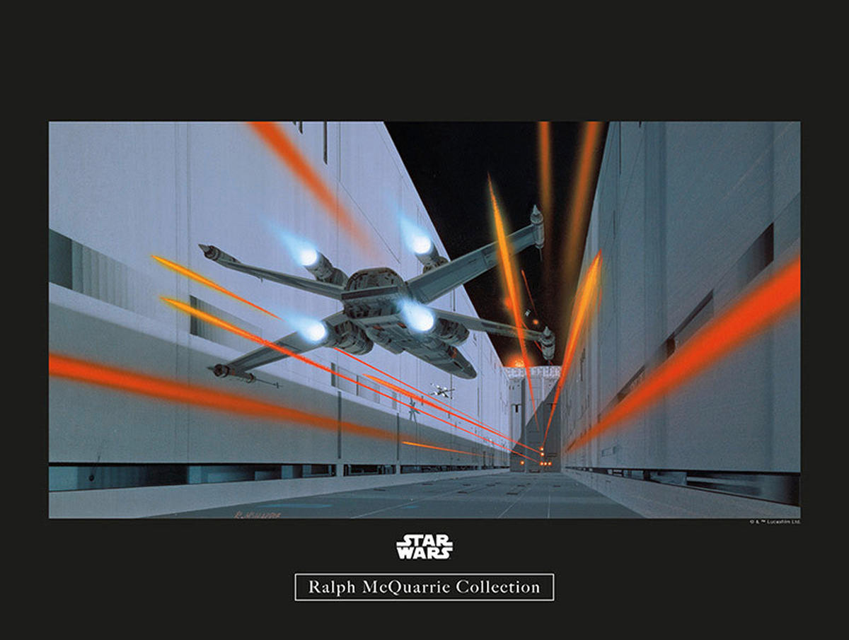 Komar Poster Star Wars Classic RMQ Death Star Tr Star Wars B/L: ca. 40x30 cm Star Wars Classic RMQ Death Star Tr - (40,00/30,00cm) - Komar