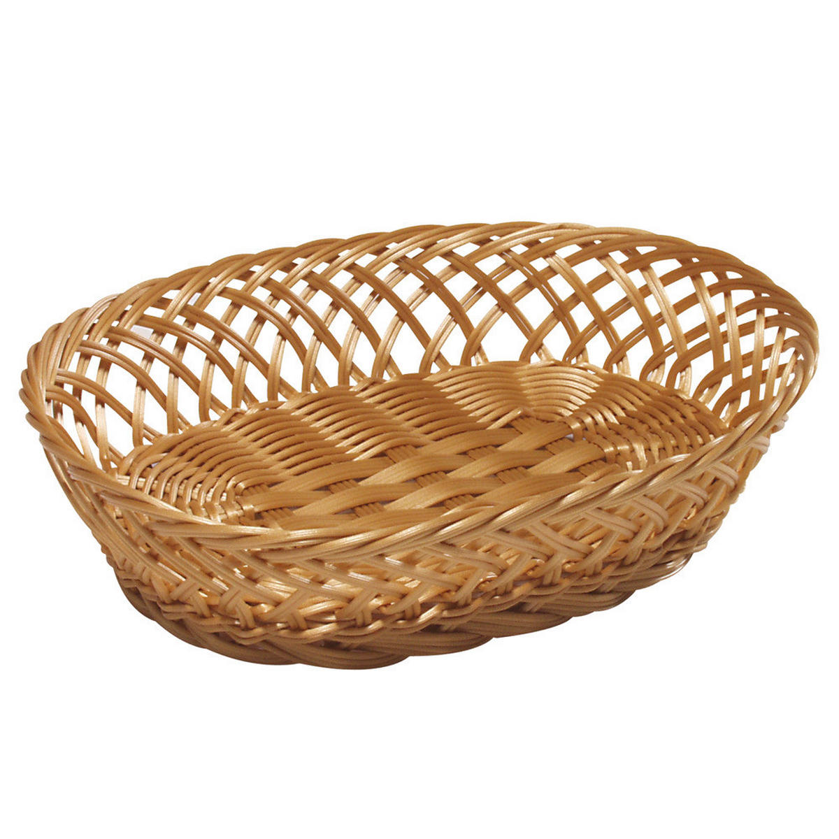 Kesper Brot und Obstkorb braun Kunststoff B/H/L: ca. 23,5x31x16 cm Brot-/u.Obstkorb_5erSet - braun (16,00/23,50/31,00cm) - Kesper