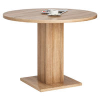 Esstisch Leo Eiche Sonoma Nachbildung B/H/T/D: ca. 100x75x100x100 cm Leo - Eiche (100,00/75,00/100,00cm)