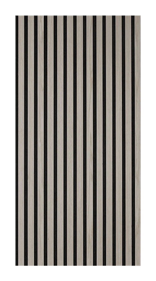 Wand-und Akustikpaneel grau L/B/H: ca. 104x52x1 cm pro Stück Akustikpaneel 52x104 Grey Oak - grau (104,00/52,00/1,00cm)
