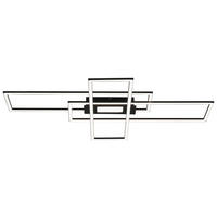 Just Light Deckenleuchte 14693-18 schwarz Aluminium B/H/T: ca. 99x5x69 cm LED-Deckenleuchte_Asmin - schwarz (99,00/5,00/69,00cm) - Just Light