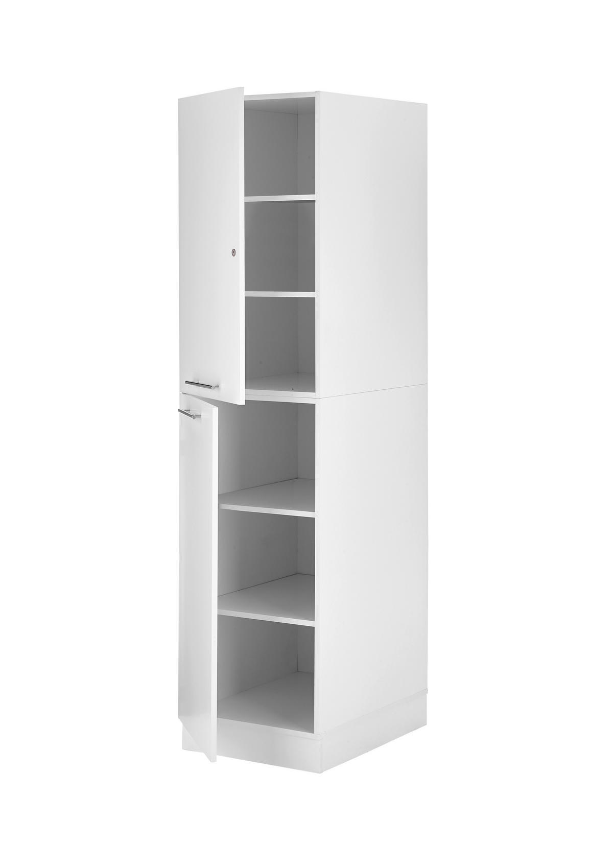 Respekta Hauswirtschaftsraum-Set Clara weiß matt B/H/T: ca. 117,4x200x67,6 cm Clara - weiß (117,40/200,00/67,60cm) - Respekta