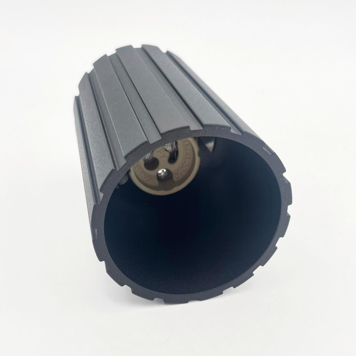 Lamkur Strahler schwarz Stahl B/H/L: ca. 6,5x10x6,5 cm 1 Brennstellen Prisma - schwarz (6,50/6,50/10,00cm) - Lamkur