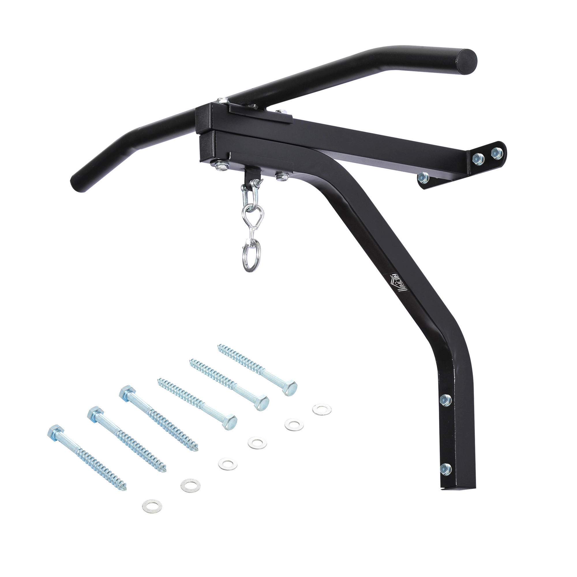HOMCOM Fitness-Zubehör schwarz Edelstahl B/H/L: ca. 47x93x51 cm Boxsackhalterung - schwarz (51,00/47,00/93,00cm) - HOMCOM