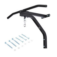 HOMCOM Fitness-Zubehör schwarz Edelstahl B/H/L: ca. 47x93x51 cm Boxsackhalterung - schwarz (51,00/47,00/93,00cm) - HOMCOM