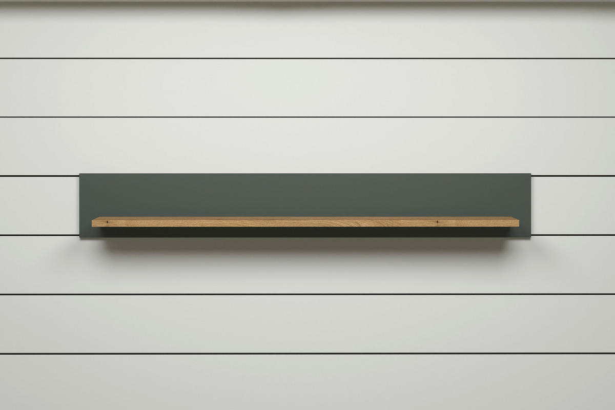 Wandboard Stanton tannengrün Eiche Evoke Coast Nachbildung B/H/T: ca. 156x22x22 cm Stanton - Eiche/tannengrün (156,00/22,00/22,00cm)