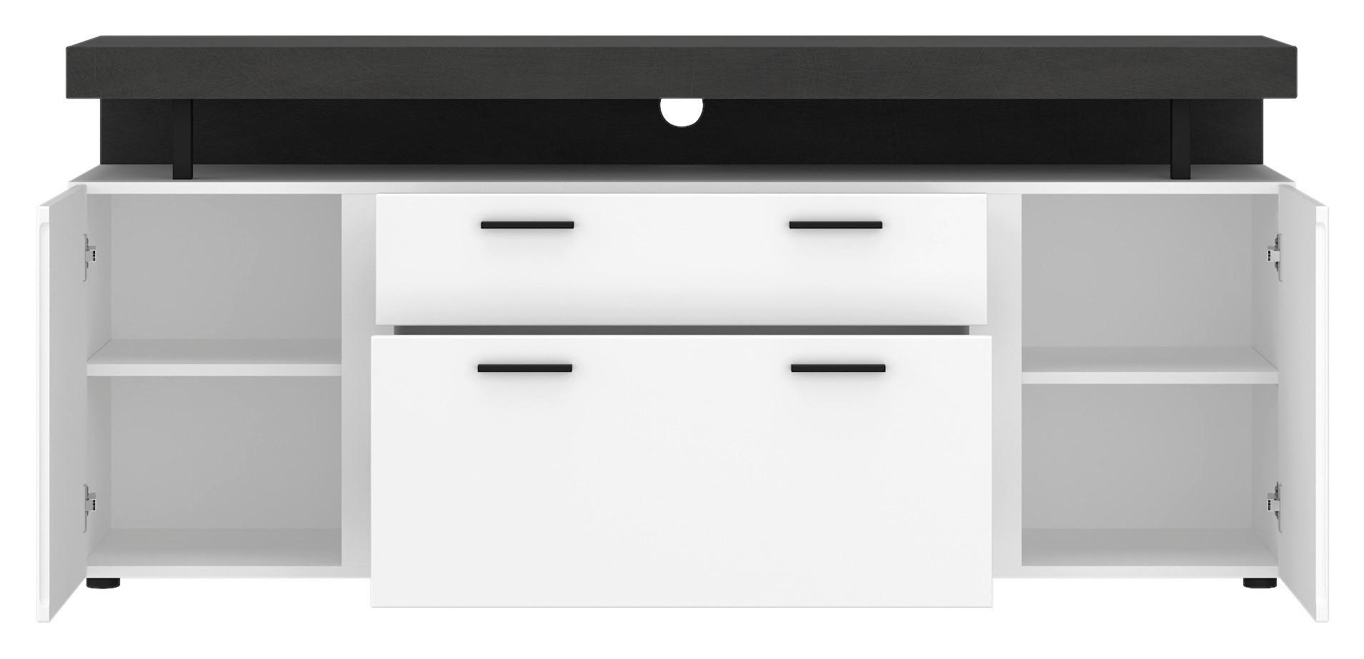 Lowboard Fly B/H/T: ca. 164x73x40 cm Fly - weiß (164,00/73,00/40,00cm)