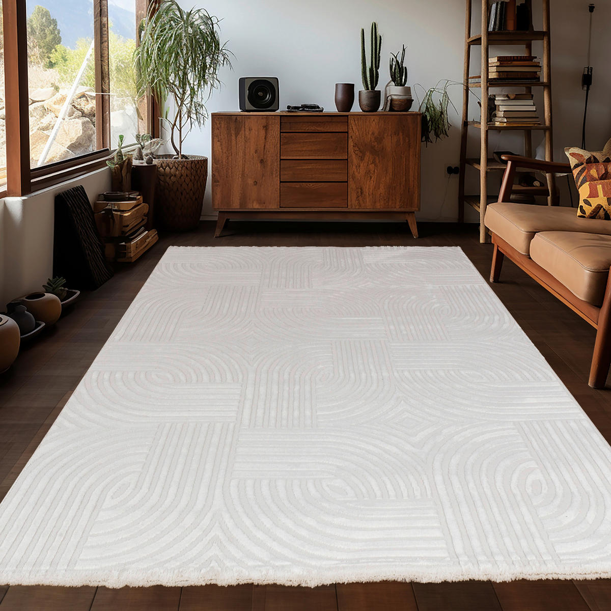 Ayyildiz Teppich SAHARA creme B/L: ca. 120x170 cm SAHARA - creme (120,00/170,00cm) - Ayyildiz