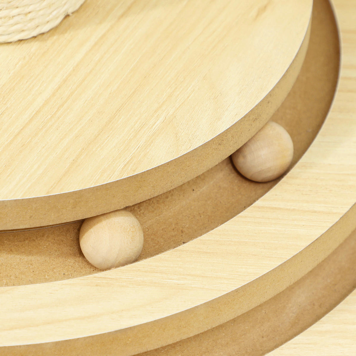PawHut Kratzstamm Eiche Sisal B/H/L: ca. 45x69x45 cm Kratzstamm - Eiche (45,00/45,00/69,00cm) - PawHut