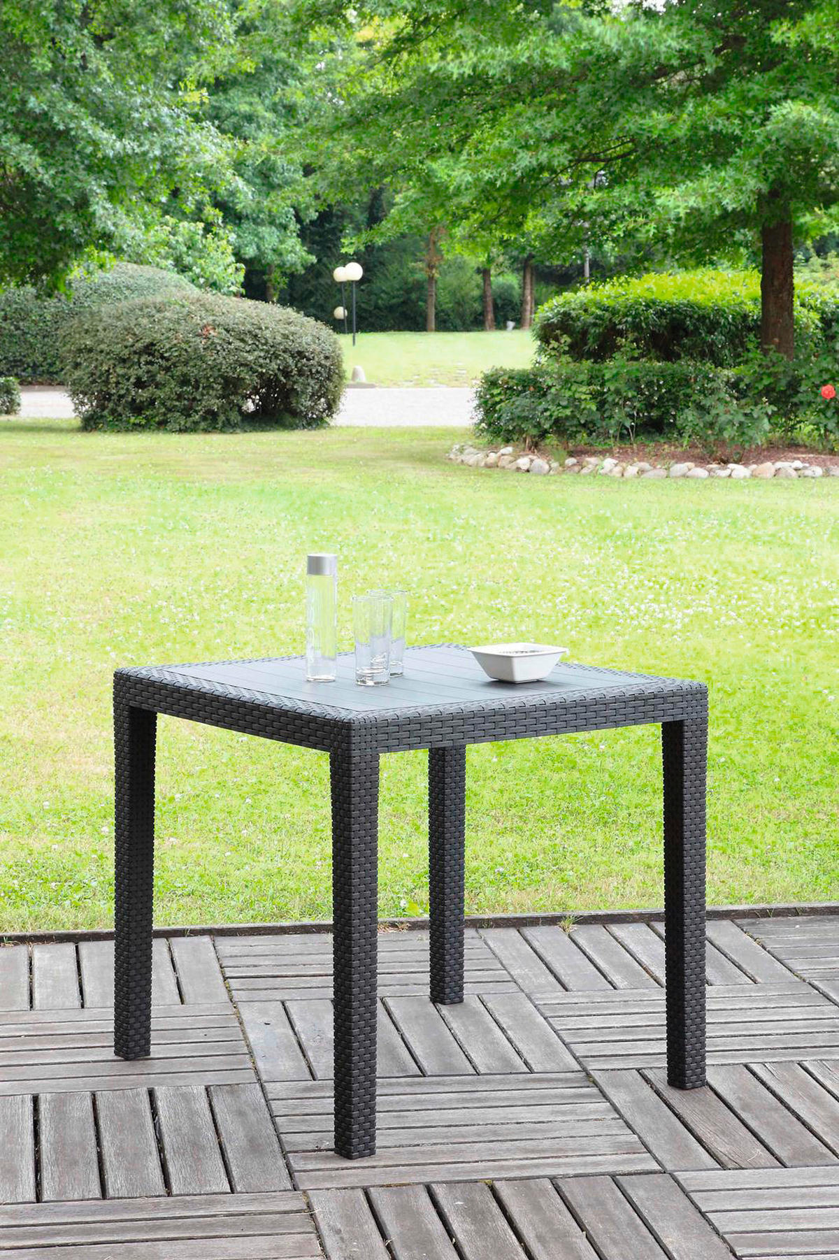 Gartensitzgruppe Eden + King anthrazit Kunststoff Eden + King - anthrazit