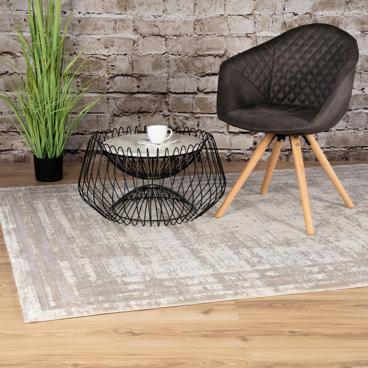 Teppich Paris taupe B/L: ca. 80x150 cm Paris - taupe (80,00/150,00cm)