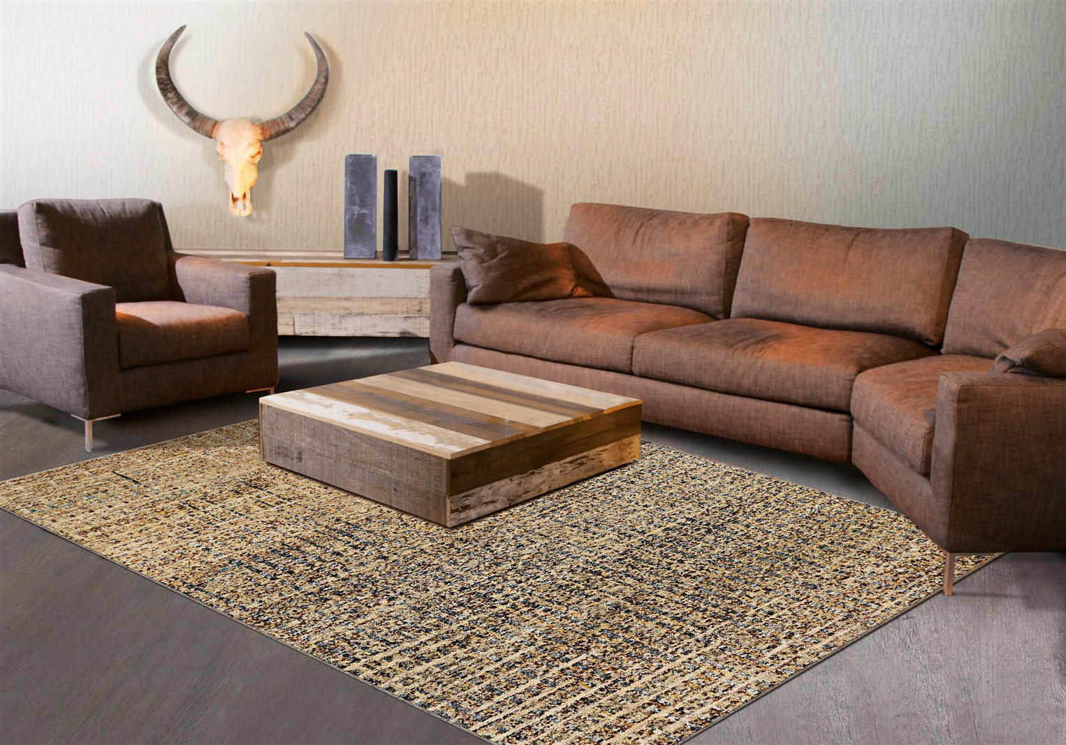 Arte Espina Kurzflorteppich Topaz 5400 creme B/L: ca. 170x240 cm Topaz 5400 - creme (170,00/240,00cm) - Arte Espina