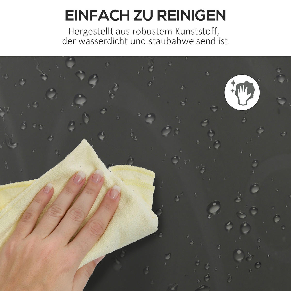 HOMCOM Regal schwarz Polypropylen B/H/L: ca. 32x125x125 cm Regalsystem - weiß/schwarz (125,00/32,00/125,00cm) - HOMCOM