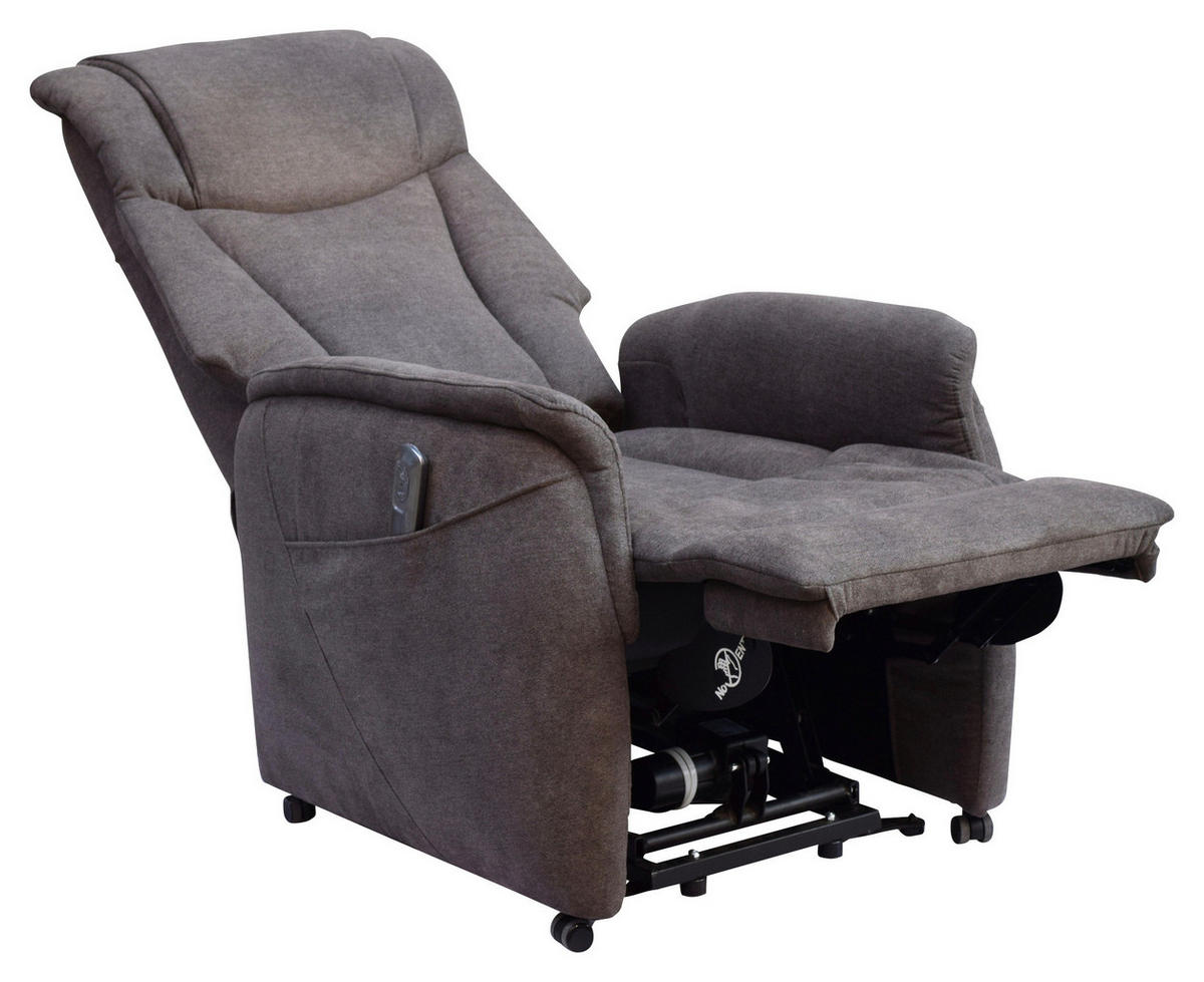 TV-Sessel Garda graubraun B/H/T: ca. 77x83x97 cm Garda - graubraun (77,00/83,00/97,00cm)