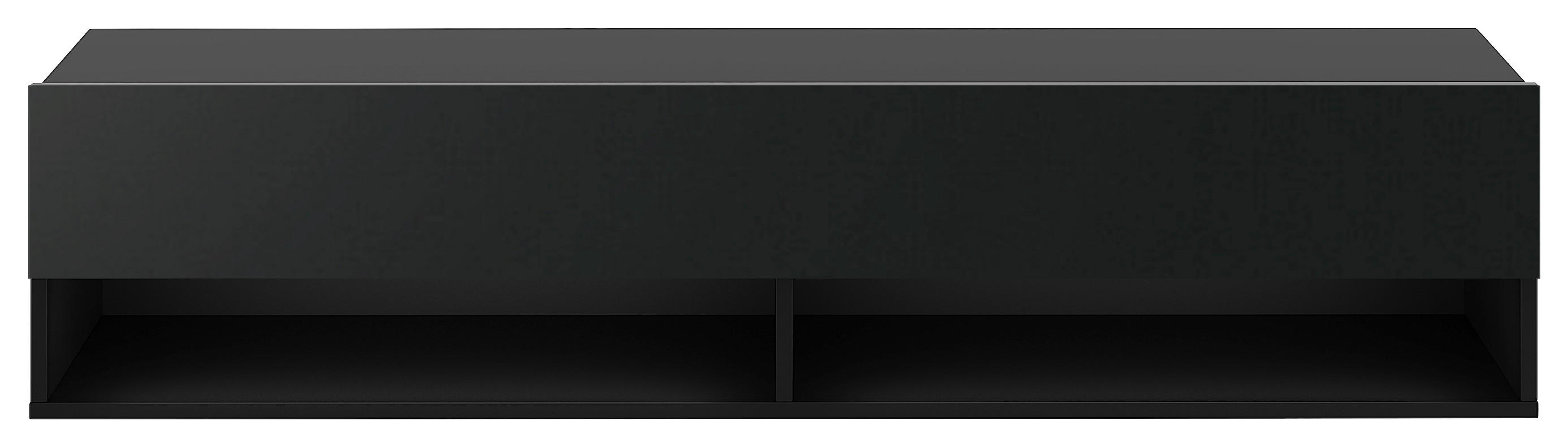 Thumbnail - TV-Lowboard DERBY schwarz matt B/H/T: ca. 140x31,5x32,5 cm