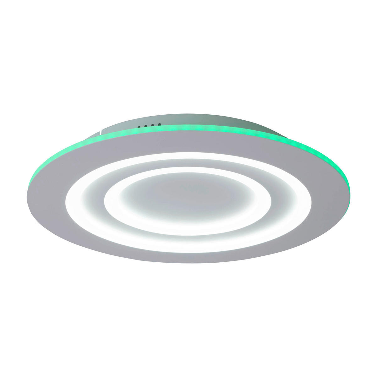 Näve Leuchten LED-Deckenleuchte weiß Metall Kunststoff B/H/T/D: ca. 50x6x50x50 cm MIREL - weiß (50,00/6,00/50,00cm) - Näve Leuchten