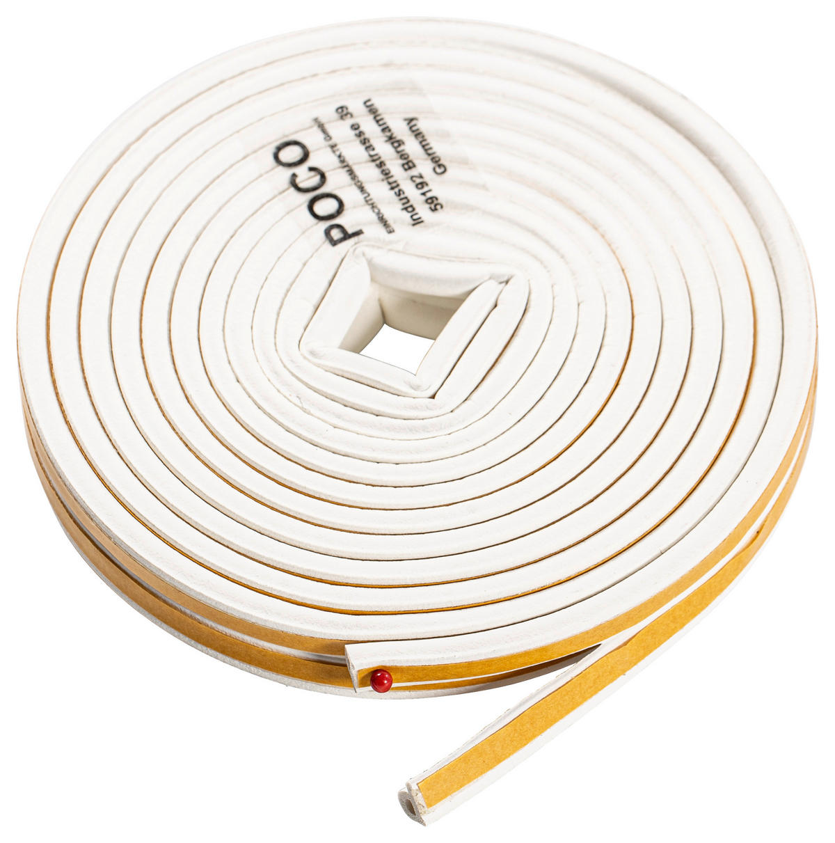 POCOline Profildichtungen weiß L: ca. 600 cm P-Profil-Gummidichtung 6m - weiß (600,00cm) - POCOline