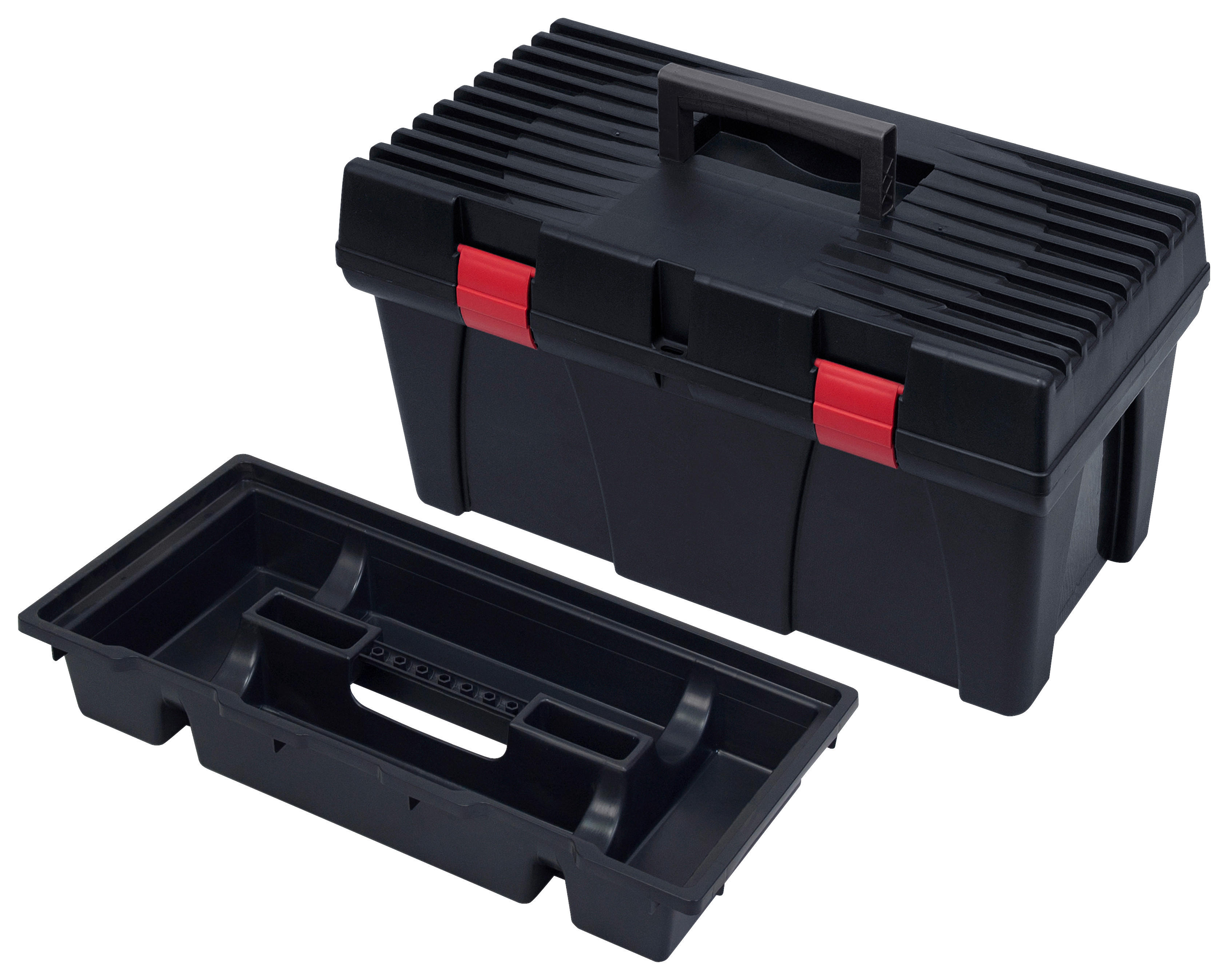 Werkzeugkoffer schwarz B/H/L: ca. 31,6x59,5x33,7 cm Werkzeugkoffer_26" - schwarz (33,70/31,60/59,50cm)