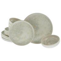 CreaTable Teller-Set Uno Athena creme Steinzeug Uno Athena - creme - CreaTable