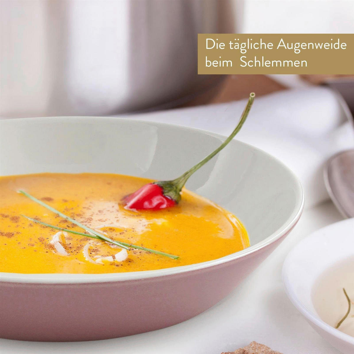 Mövenpick Kombiservice Montreux rosa Porzellan 16 tlg. Montreux - weiß/rosa - Mövenpick