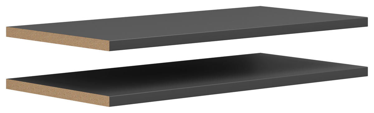 Einlegeböden-Set Multi-Stauraum Typ 55 anthrazit B/H/T: ca. 77x2,2x36 cm Multi-Stauraum Typ 55 - anthrazit (77,00/2,20/36,00cm)