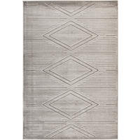 Kayoom Kurzflorteppich Madlen 125 grau B/H/L: ca. 160x0,9x230 cm Madlen 125 - grau (230,00/160,00/0,90cm) - Kayoom