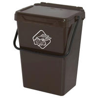 Eco-Logico Eimer braun Polypropylen B/H/L: ca. 30,5x51x40 cm Eimer 30l - braun (40,00/30,50/51,00cm) - Eco-Logico