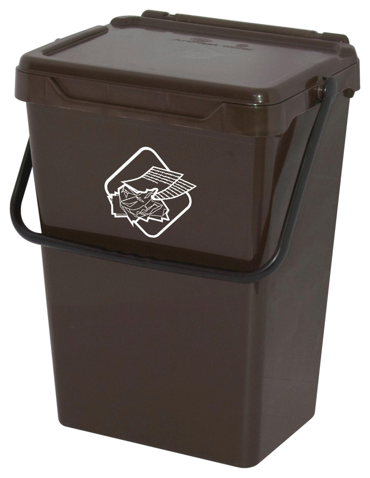 Eco-Logico Eimer braun Polypropylen B/H/L: ca. 30,5x51x40 cm Eimer 30l - braun (40,00/30,50/51,00cm) - Eco-Logico
