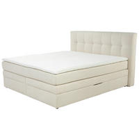 Boxspringbett  beige Liegefläche B/L: ca. 180x200 cm Amy_Boxspringbett - beige (195,00/116,00/218,00cm)